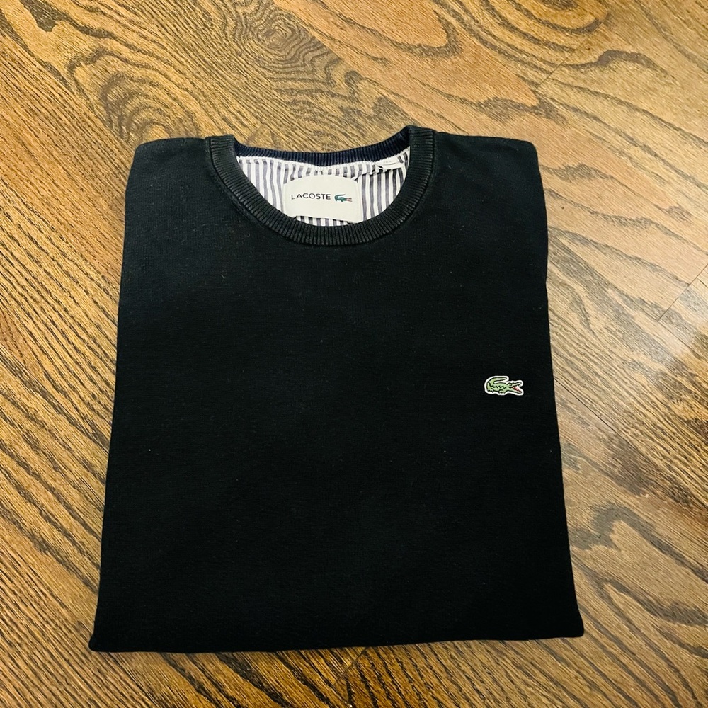 🎈Men's Sweater Lacoste Classic Black sweater L